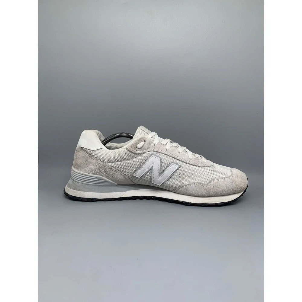 New Balance 515 White Gray Lifestyle Running Shoes ML515WHT Men's Sz 12